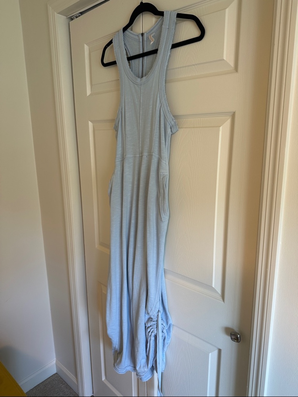 Anthropologie Daily Practice Light Blue Sleeveless Jumpsuit